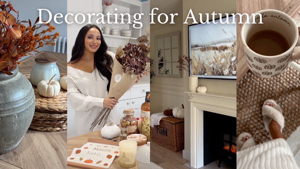 Decorating For Autumn Cosy Clean Decorate Vlog Home Updates Fall