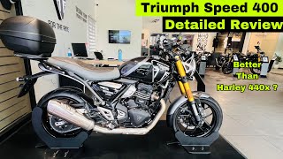 2024 Triumph Speed 400 Detailed Review | Price, Mileage and Features.