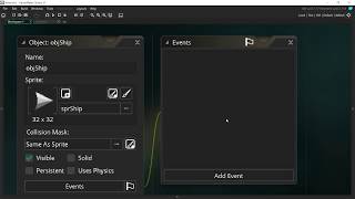 GMS2 Tutorial Asteroids Part 02 Create Ship
