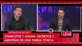 Lhoan prendió el ventilador y contó cómo era Charlotte en el rol de novia