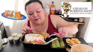 Wet Burrito \u0026 Taquitos Mukbang | The Burrito Shop