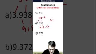 divisibilidade por 11 #concursos #enem #matemática #raciociniologico