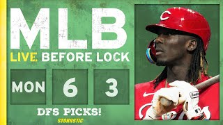 MLB DFS Picks Today 6/3/24: DraftKings & FanDuel Baseball Lineups | Live Before Lock