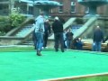 Snooker Legends Stephen Hendry Vs Dennis Taylor at Golf with Ken Doherty.