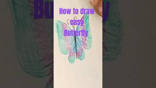 Draw easy butterfly 🦋  part 2 #butterfly