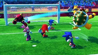 Mario & Sonic at the Olympic Games Tokyo 2020 Football Team Sonic Vs Team Blaze