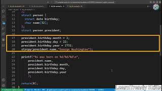 🔄 Nesting Structures in C | Advanced Structs Explained