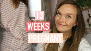 13 WEEKS PREGNANT - DATING SCAN, SCAN PHOTOS, DUE DATE & BUMP SHOT