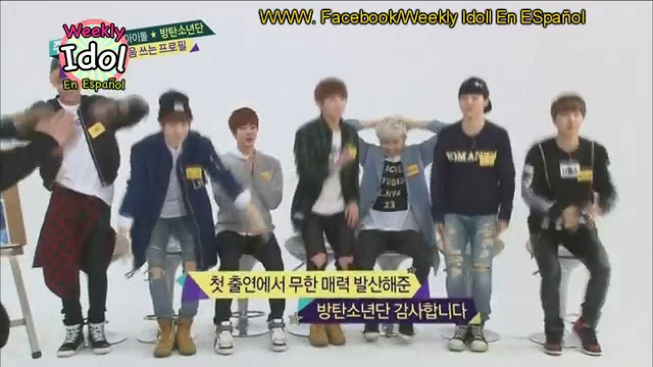 [Sub Español] 140430 Weekly Idol BTS - B.T.S - Bangtan Parte 2 - YouTube