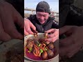 Recipes for Seafood Lovers | Crabs, Saury, Clams | Comedy Eating Mukbang #short