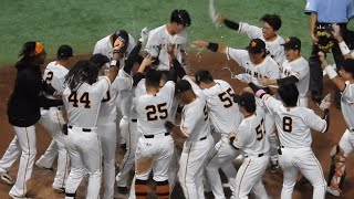 巨人岸田が劇的延長サヨナラホームランで決めた！6/30 巨人阪神戦　ヒーローインタビューの瞬間を現地からお届け！