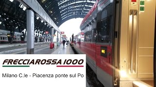 Frecciarossa 1000 partenza da Milano Centrale e accelerazione