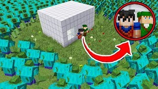 APOCALIPSE DE 10000 ZUMBIS MUTANTES ATACARAM NOSSAS CASAS NO MINECRAFT!!