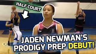 Jaden Newman Drops 18 POINTS in Prodigy Prep's FIRST GAME! Shows Off Range From HALF COURT! 🤯