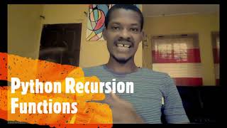 Python Programming -14. Python Recursion Functions
