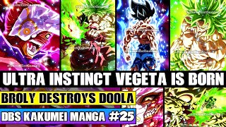 Dragon Ball Kakumei Ultra Instinct Vegeta Is Born! Super Saiyan Broly Destroys Doola