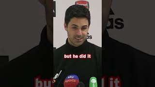 "I DON'T KNOW IF HE WOULD'VE SCORED!" Arteta Discusses Reiss Nelson's Last Minute Winner ❤️ #Shorts