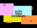 Oracle PL/SQL  -- Alter Table Statement (Part--1)