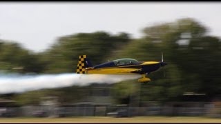 Radical Extra 300 takeoff with smoke!