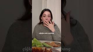 ÇİĞKÖFTE SUSHI! #çiğköfte #sushi #turkishfood #asmr #mukbang #shorts