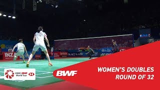 R32 | WD | HARIS/PRADIPTA (INA) vs. LI/ZHENG (CHN) | BWF 2019