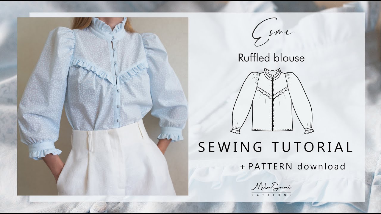 Ruffle Blouse Pattern Free Free Ruffle Knitting Patterns In The Loop