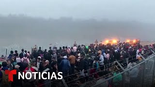 Descienden los arrestos de migrantes tras cruzar la frontera con México | Noticias Telemundo