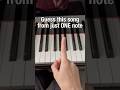 Guess this song from just ONE note! #piano #guessthesong #pianomusic