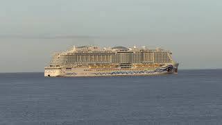 Cruiseschip Aida Cosma in de Eemshaven (Groningen), 23 oktober 2021, deel 1