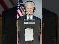 Presidents unbox a youtube play button...