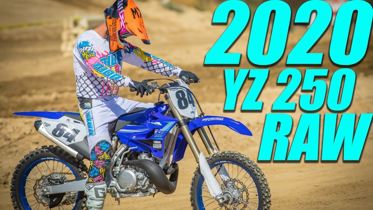 2020 Yamaha Yz250 2 Stroke Raw Motocross Motion Journal Bestmotosport