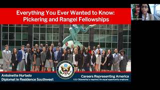 U.S. Foreign Service Paid Fellowships: Thomas R. Pickering and Charles B. Rangel Programs