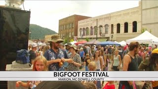 Bigfoot Festival draws big crowds to western NC