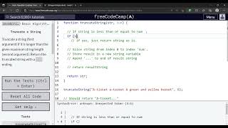 How to truncate a string JavaScript