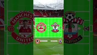 MANCHESTER UNITED VS SOUTHAMPTON PREDICTED LINE UPS