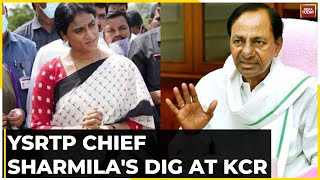 Telangana Exit Poll Result 2023: YSRTP Chief YS Sharmila Gets Suitcase As Gift For KCR