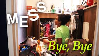 Organizing My Apartment’s Nightmare Spaces: Office Storage & Kitchen Cabinets Makeover!