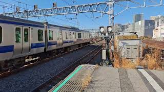 JR東日本E531系K479編成+K419編成　金町通過　20250122 101333