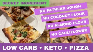 Low Carb | Keto Pizza | No Fathead | No Coconut or Almond Flour | No Cauliflower | #eggwhitebread