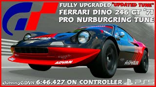 Gran Turismo 7 - Ferrari Dino 246 GT '71 Pro Tune | Nurburgring Updated Setup | GT7 1.54