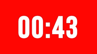 43 Second Timer With Alarm Without Music