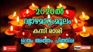 2020ൽ വ്യാഴമാറ്റം കന്നി രാശി ഉത്രം അത്തം ചിത്തിര