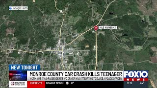 Monroeville police chase ends in crash; 17-year-old passenger killed