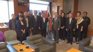 タイ王室ディスナダ殿下が知事表敬