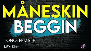 Måneskin - Beggin - Karaoke Instrumental - Female