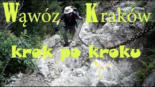 TATRY - Dolina Kościeliska -Wąwóz Kraków - krok po kroku POLECAM