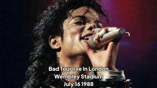 Michael Jackson Bad Tour Live in Wembley july 16 1988 audio amateur [New Rare]