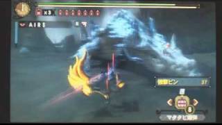 MH3G/U【弓】ラギアクルス亜種 非火事場 G級 | White Lagiacrus [06分53秒]捕獲