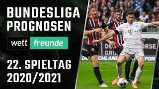 Bundesliga Tipps 22. Spieltag 20/21 ⚽  Vorschau und Prognose 👉  Expertentipps für Sportwetten