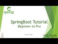 SpringBoot Tutorial for Beginners| How to build Restful Webservices using SpringBoot? | Part1